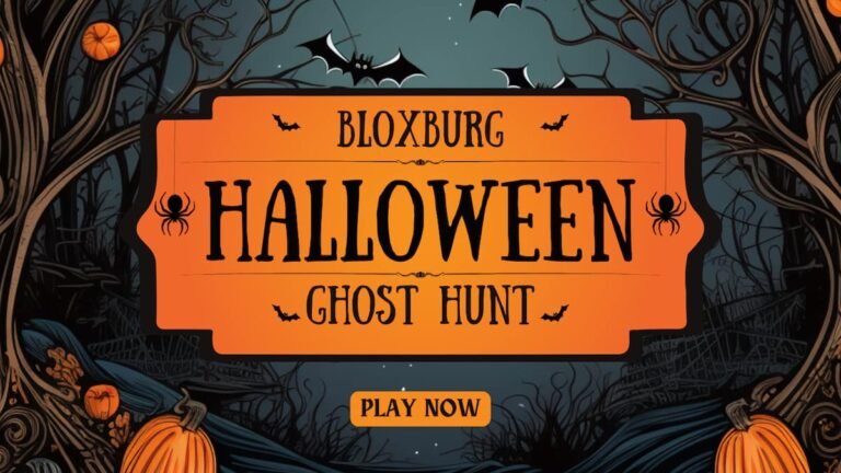 Bloxburg Halloween Ghost Hunt event 2024