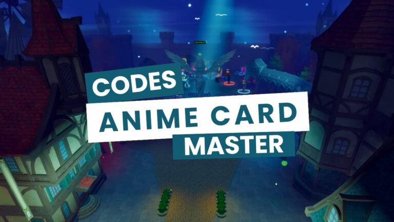 Roblox Anime Card Master codes