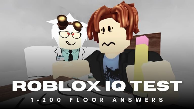 Roblox IQ Test Answers